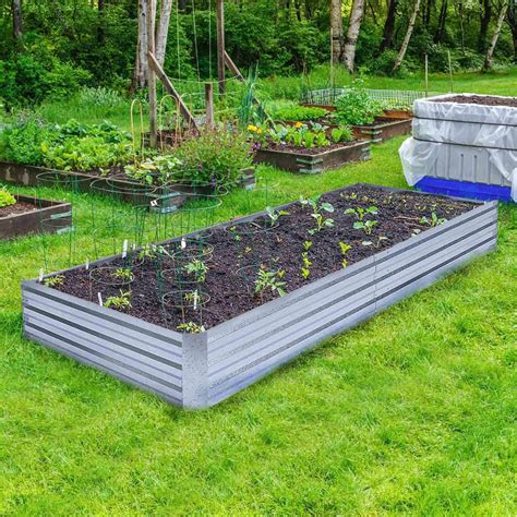 galvanized sheet metal garden bed|4x8 galvanized containers for gardening.